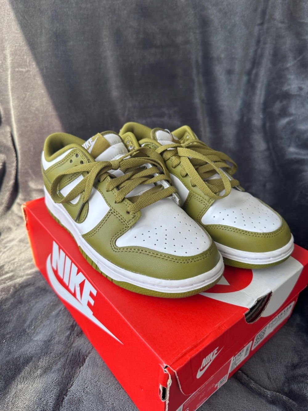 Nike Dunk Low Retro white/Pacific Moss.